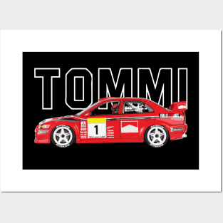 wrc EVO 6 champion Tommi Mäkinen Car evolution TME VI GROUP A Posters and Art